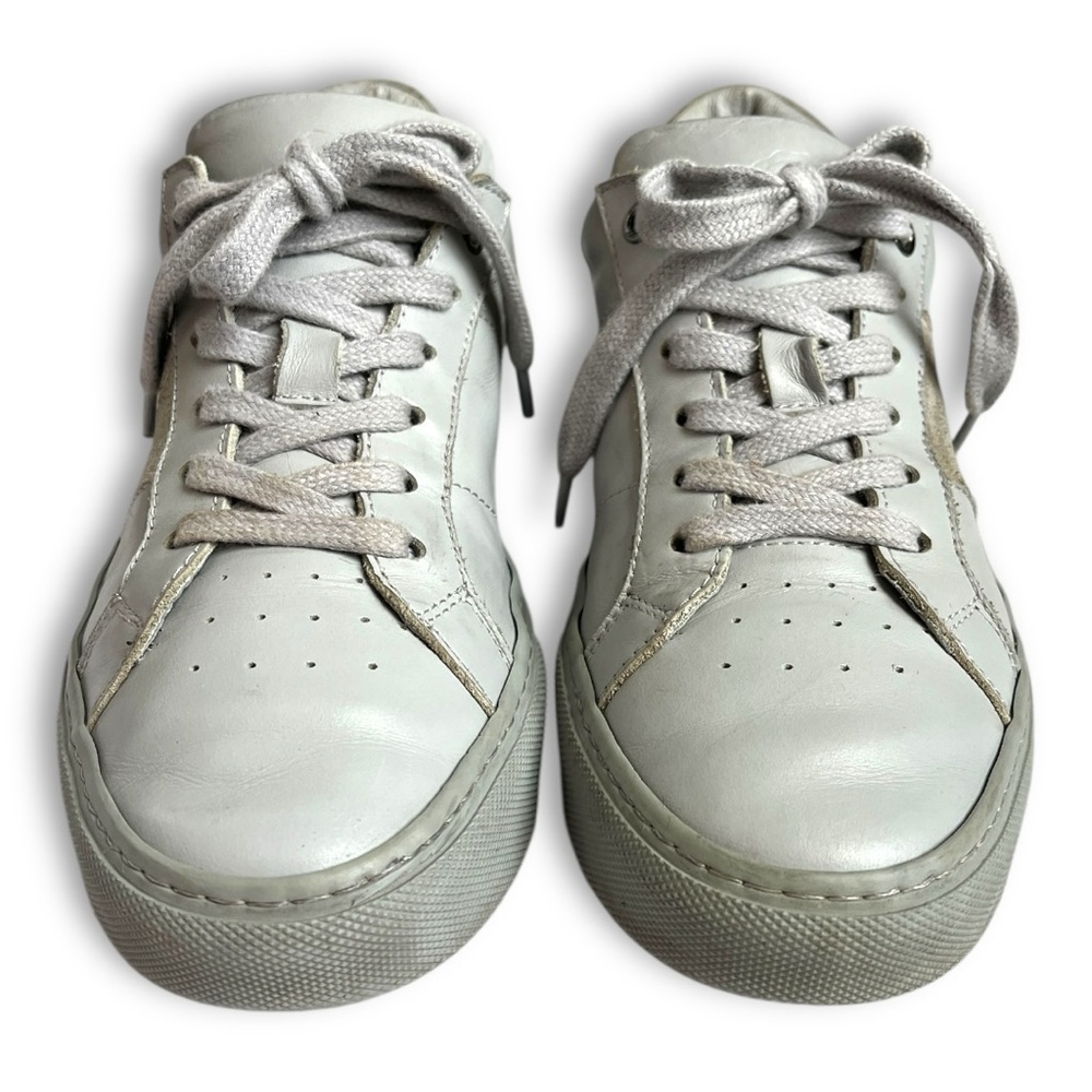 Greats The Royale Grey Leather/Suede Lowtop Lace up Womens Sneakers Sz 10 - Picture 6 of 11